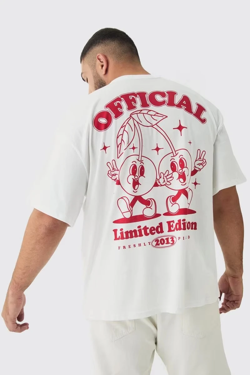 

2025 Fashion Cotton Pattern O-Neck T-shirt Men's Clothing Women's Short sleeved T-shirt New Summer Hot Selling Tops