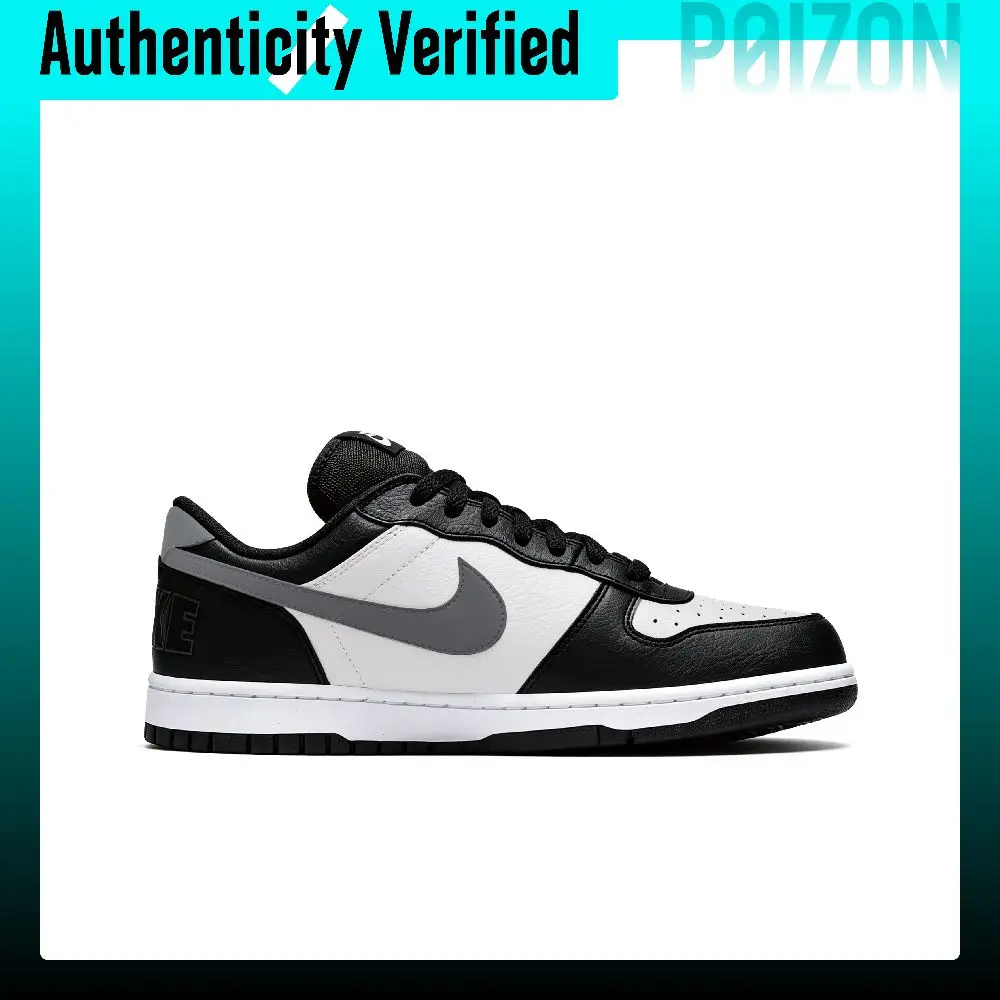Nike Big Skate Shoes Men's Low-top Black White Gray Color Block Patchwork 355152-016（Team2358-）