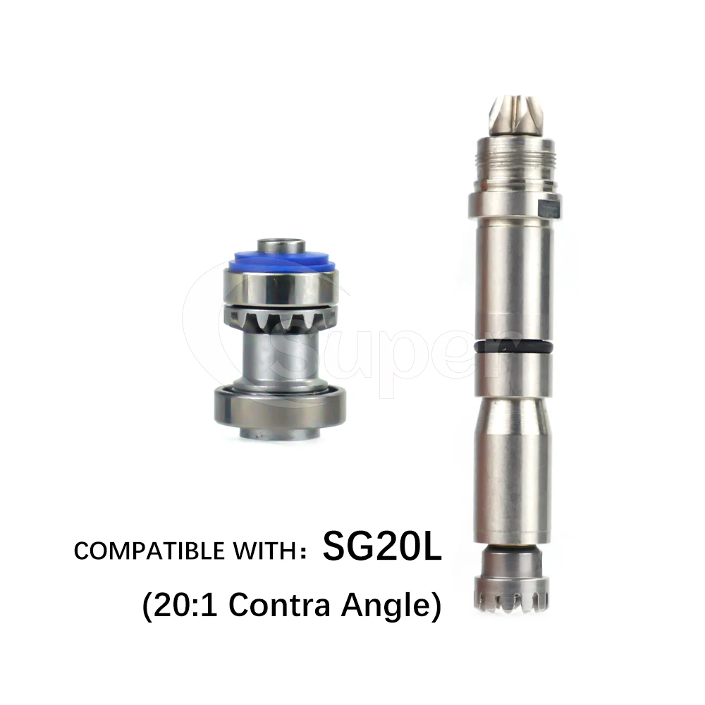 Dental Cartridge Middle gear Low Speed Handpiece 1:1/1:5/20:1 Optic Fibre Contra Angle Rotor Shaft fit X25L X95L SG20 X-DSG20L