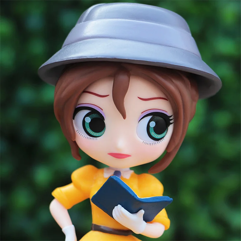 Q Posket Cute Big Eyes Rapunzel Jenny Mermaid Princess PVC Anime Dolls Collectible Version Model Toy Birthday Present view 2