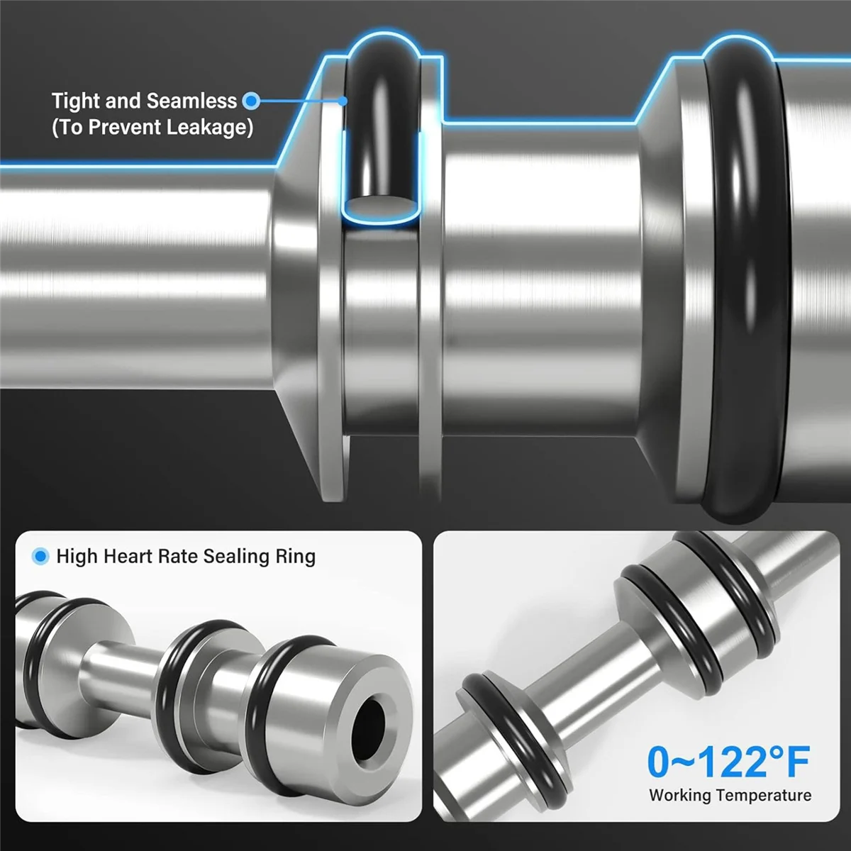 

【Hot-Selling!】4 Set 1/4Inch NPT 5 Way 3 Position Air Hand Lever Operated Valve Pneumatic Solenoid Valve Manual Control 4H210-08