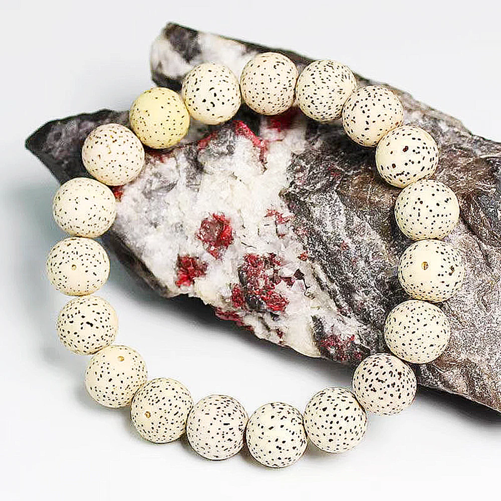 Natural Wood Star Moon Bodhi Seeds Bead Bracelet Promotes Meditation Wisdom & Good Luck Fortune Enlightenment Harmony Jewelry
