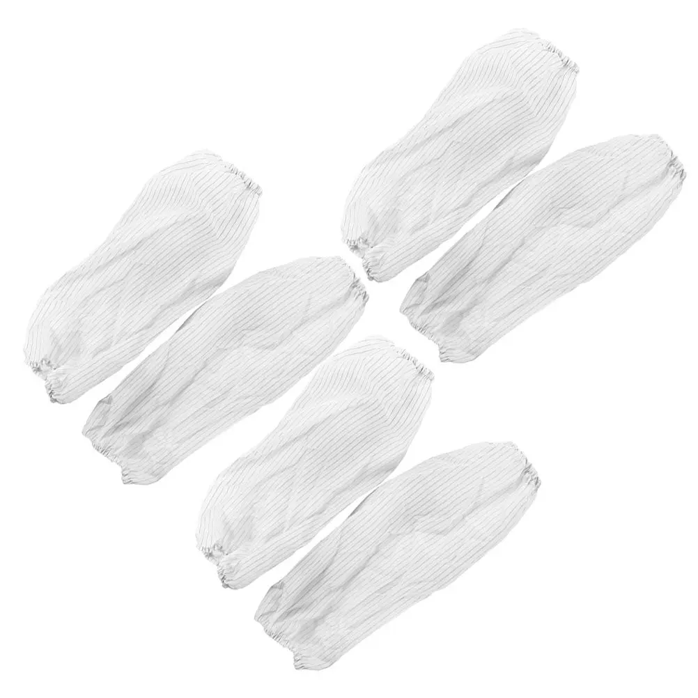 3Pairs Disposable Arm Sleeves Anti-Static Waterproof Protective Oversleeves Covers for Work Kitchen Household Use
