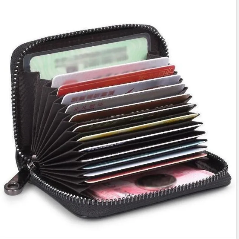 

9/18 Bits Card Wallet Business Card Holder Wallet Women Men Bank ID Credit Card Holder PU Leather Protects Case Coin Purse Bags