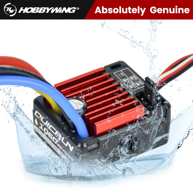 Hobby wing quicrun WP-1060 1060 esc 60a gebürstet wasserdicht esc für 1/10 rc elektrische fernbedienung modell auto crawler zubehör