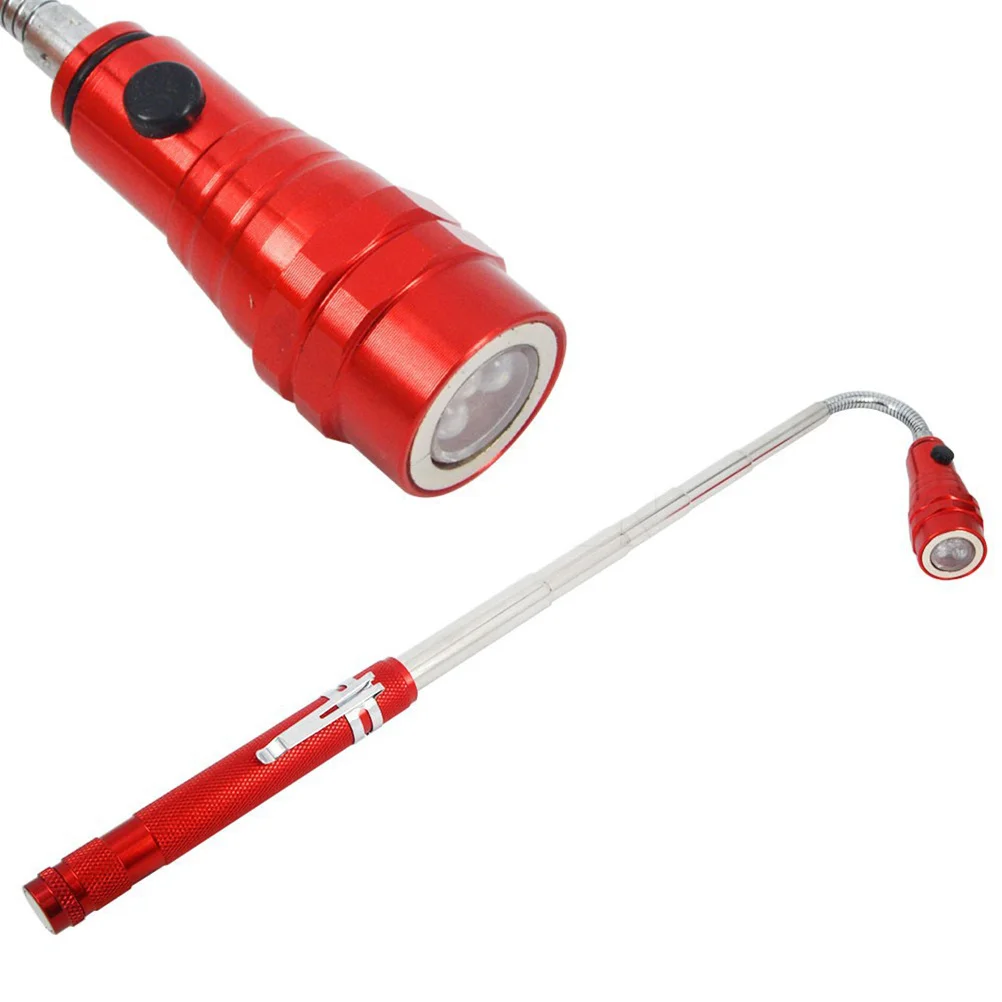 

Magnet Work Light Bendable Telescopic Antenna Flashlight Stretching Not Included Magnet Work Light