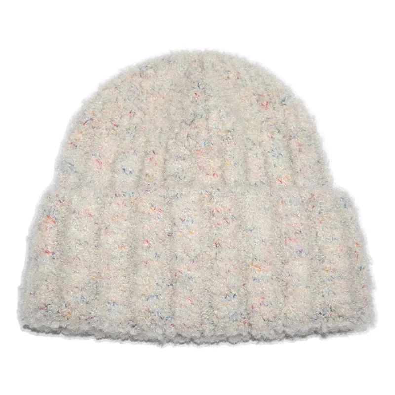 

New Hat Stocking Watch Cap Hugger Toque Head Woolen Knitted Hat Women Young Winter Thickened Outdoor Woolen Versatile Men 8M105