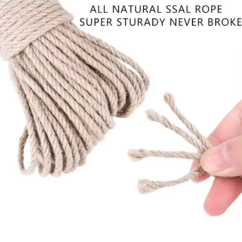 DIY Sisal Rope for Cat Trees - Replacement Scratching Post Climbing Frame Rope to Sharpen Cat's Claws image 3