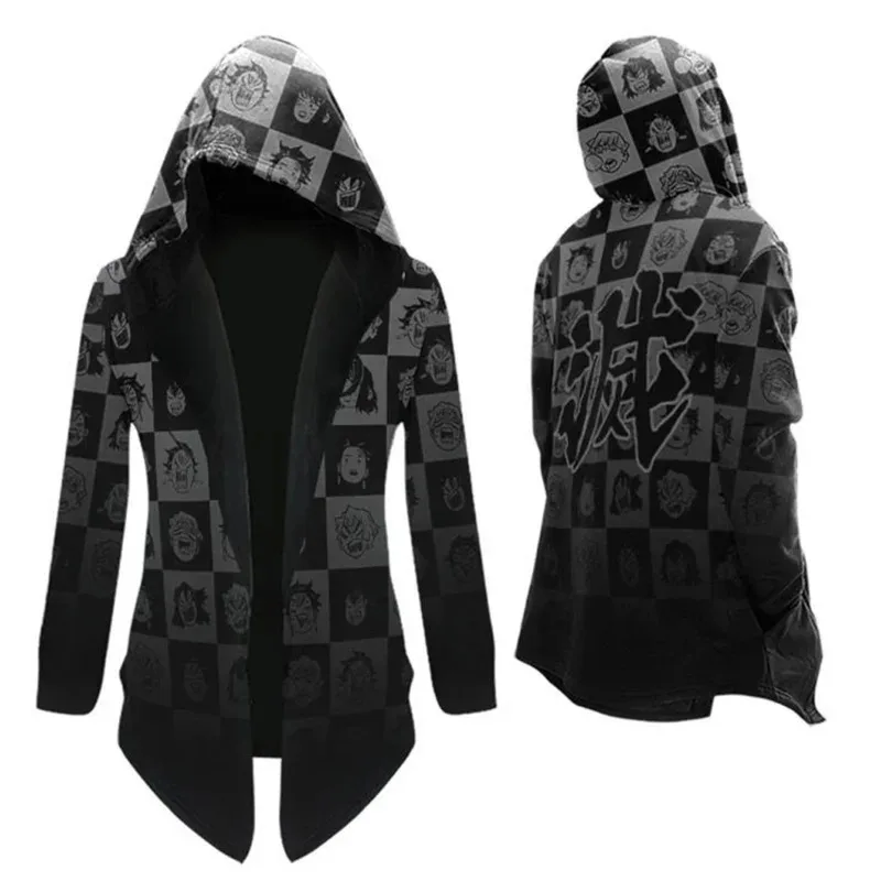 معطف دافئ من World of Warcraft Alliance القبلي بأكمام طويلة بالإضافة إلى WOW للرجال من Trench Narut Demon Slayer ملابس تنكرية لعيد الميلاد