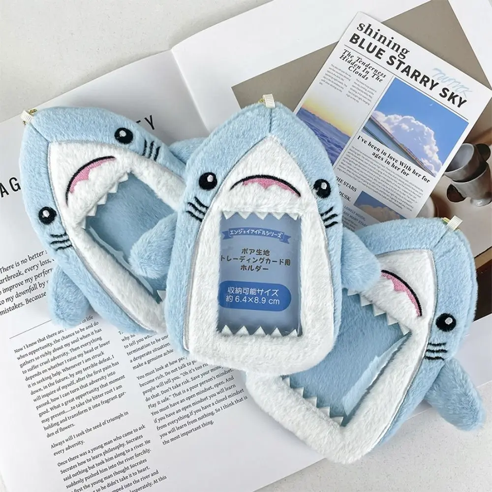 

Cute Plush Card Holder Keychain Cartoon Small Photo Card Case Card Display Pendant
