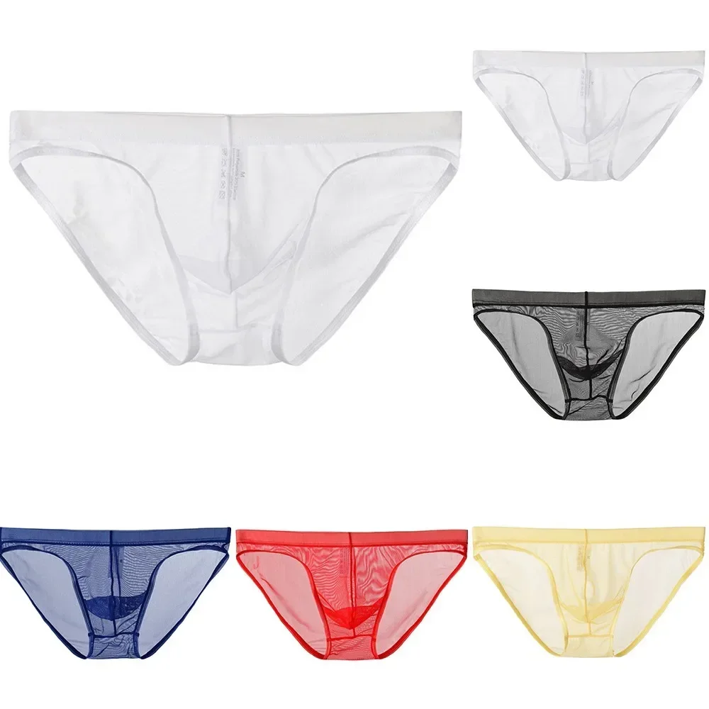 Underpant Short Thong Pants Briefs Provoking Men's See Through Mesh Briefs Pouch Underpants Ignite Your Passion!