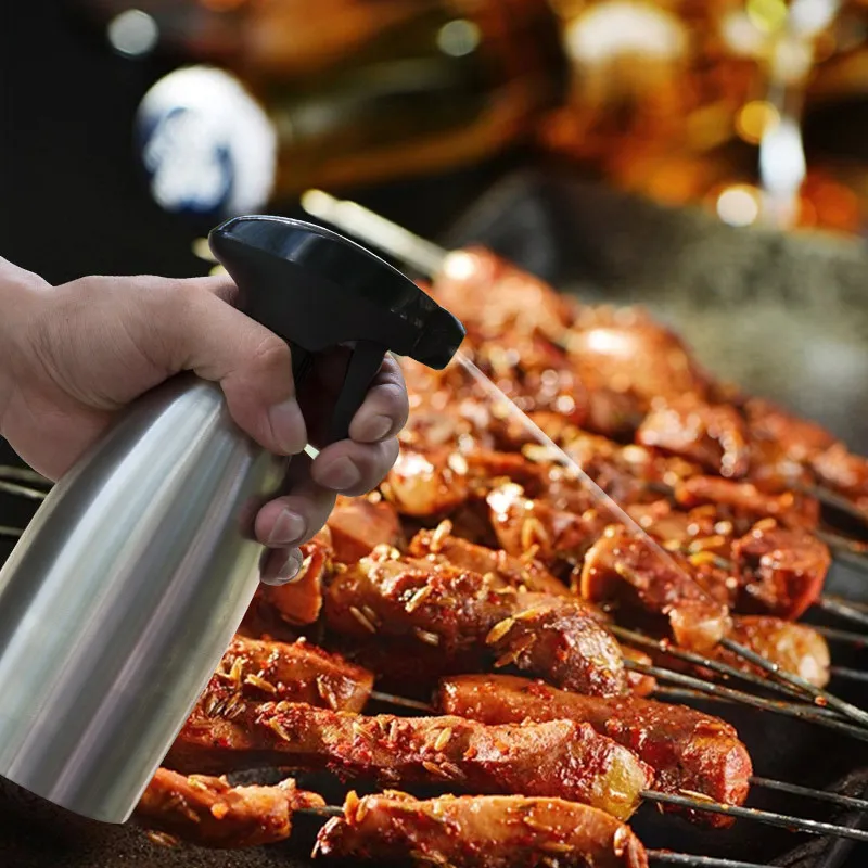 

Food Grade 304 Stainless Steel Spray Oil Dispenser for Barbecue