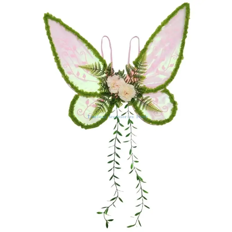 97QE Farbverlaufs-Schmetterlingsflügel-Kostümzubehör für Erwachsene und Kinder mit robuster Drahtstruktur, perfekt für