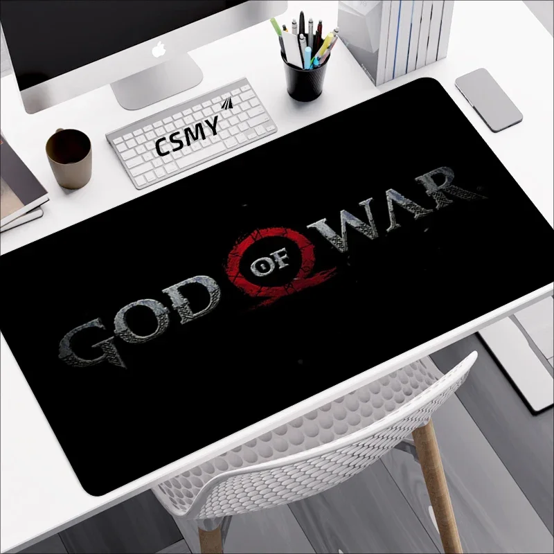 

Large Size Mouse Pad God of War Gaming Accessories Keyboard Mausepad Computer Pc Gamer Cabinet Deskmat Anime Rubber Mousepad XXL