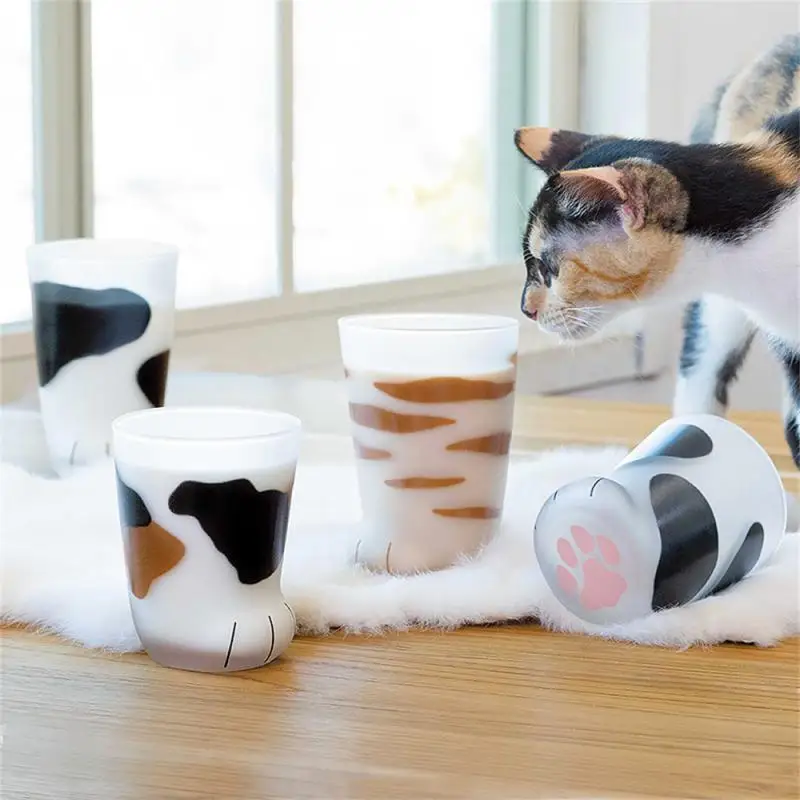 Milk Juice Coffee Cup Great For Milk Unique Japanese Style Versatile Best Seller Hand-made High Quality Cat-inspired Water Cups