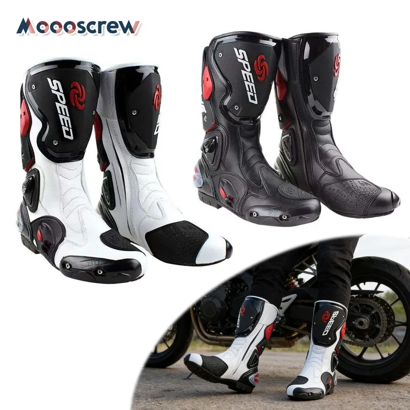 

Обувь для верховой езды на мотоцикле Водонепроницаемая мотогоночная обувь для путешествий на мотоцикле по бездорожью