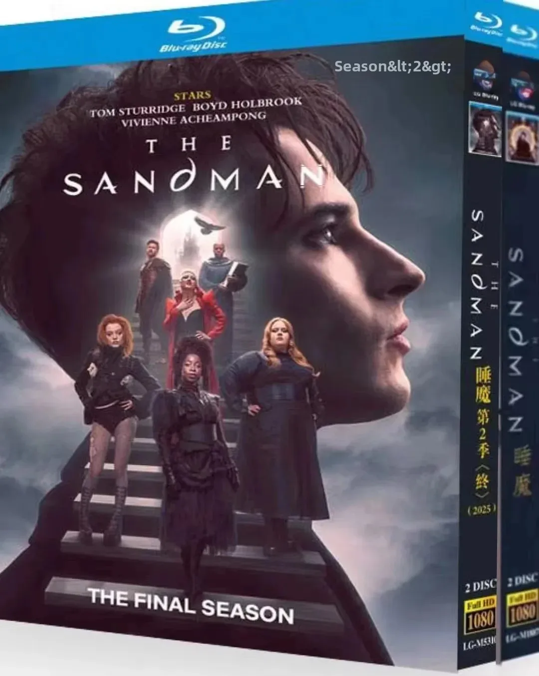 The Sandman Season 1-2 (2025)BD 4-Disc All Region New Box Set English Subtitle