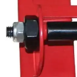 20.5cm Chainsaw Guide Bar FOR MINI Sawmill Vertical Cutting Attachment Red Metal Log Splitting Rack Power Tool Accessories