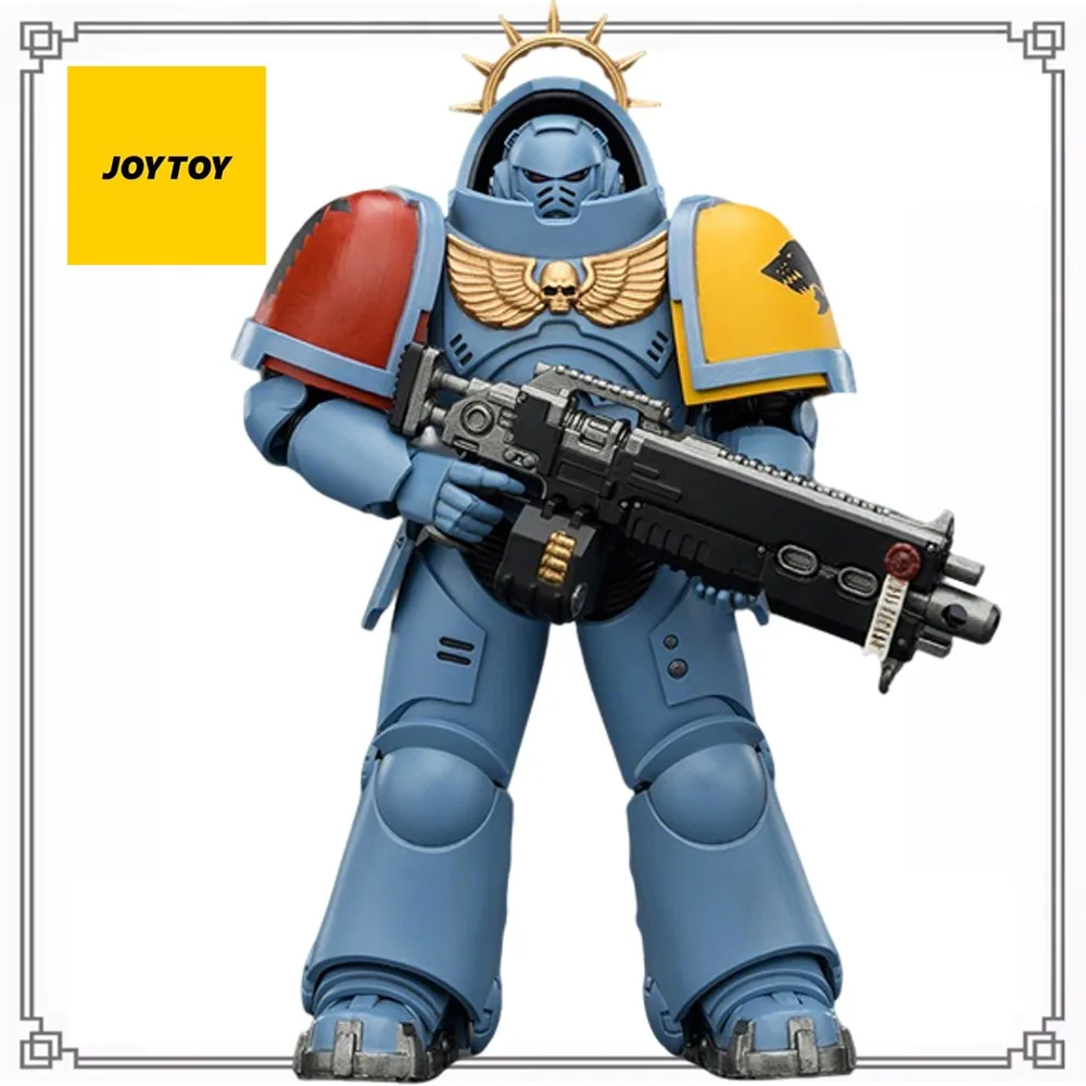 

100% Original Genuine in Stock JOYTOY Warhammer 40000 Space Wolves Heavy Arbiter, Armed with Heavy Bolter and Bolt Pistol Gift