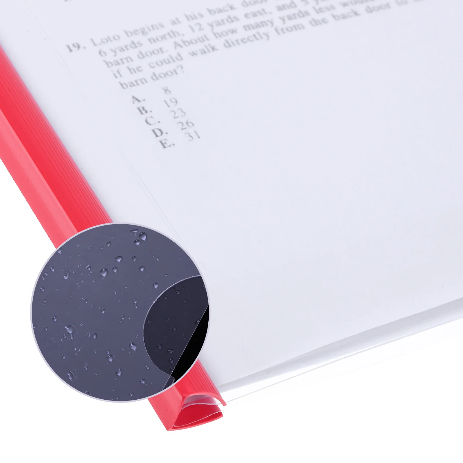 10pcs Transparent Plastic File Folders A4 Sliding Bar Holder Colored Light Flexible Non-Slip Locking High Capacity Files