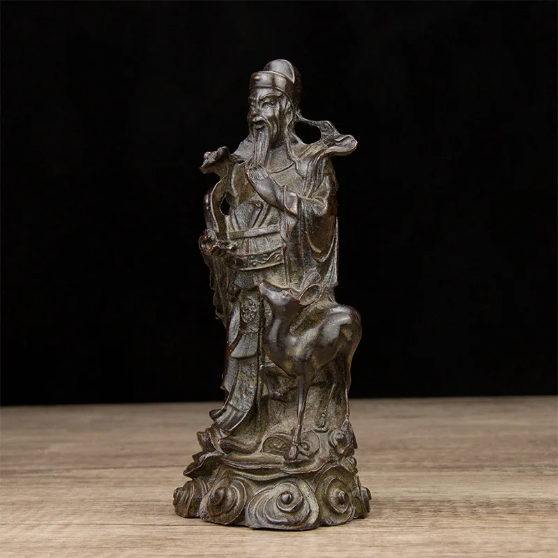 A Deer Gives Five Directions God Home Living Room Decoration Vintage Antique Buddha Statue Store Opening Gift
