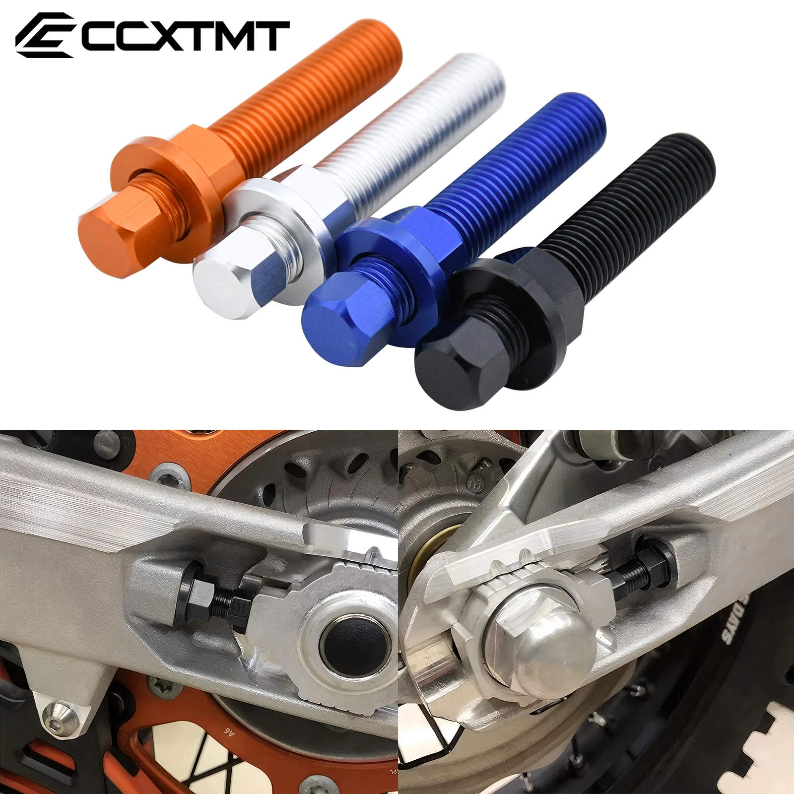Болт-регулятор цепи задней оси M10 CNC для GasGas EX EC MC EXF ECF MCF, KTM SX SXF XC XCF XCW EXC EXCF TPI 6D 2007-2023