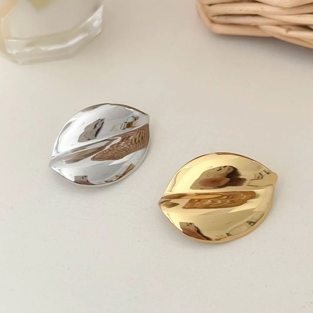 Creative Irregular Shaped Pins Gold/Silver Color Metal Decorative Pins for Women's Clothing