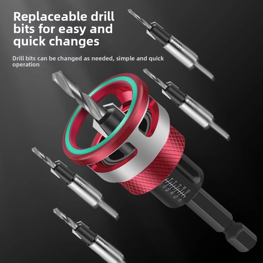 juego-de-brocas-de-5-piezas-con-anillo-de-paro-ajustable-para-un-avellanado-rapido-y-suave-en-tornillos-de-82-grados-para-reparaciones-en-el-hogar