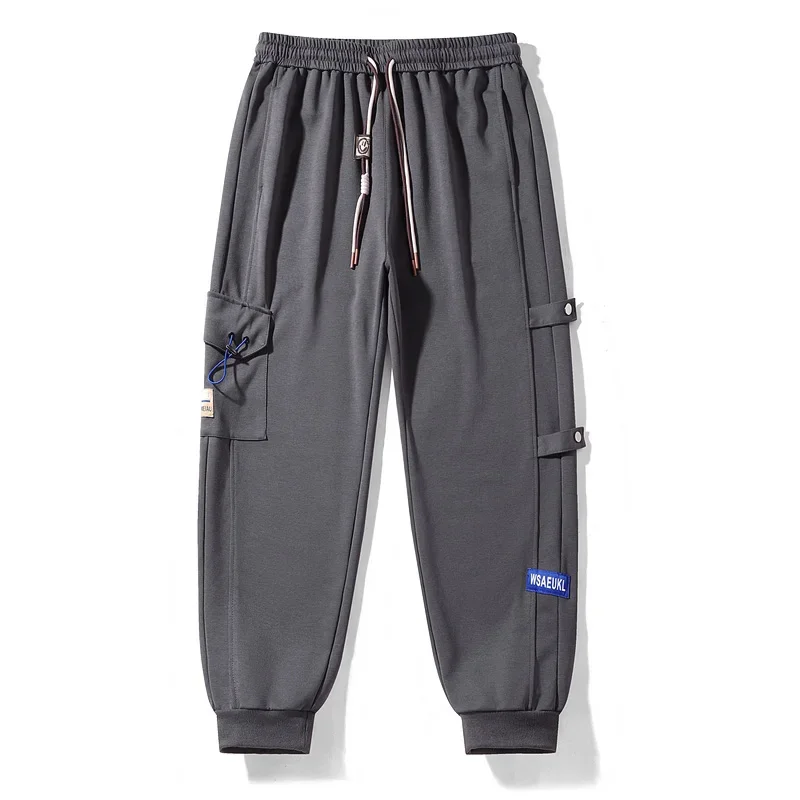 6XL 10XL Pantaloni taglie forti Uomo Pantaloni sportivi da uomo grandi e alti Pantaloni da jogging a gamba larga Uomo Streetwear Hip Hop Coulisse Fondo a costine