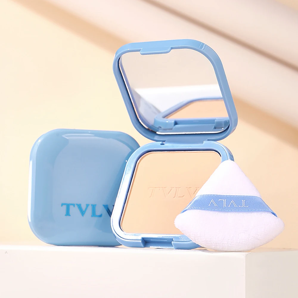 6-Farben-Matt-Gesichts-Concealer-Puder, aufhellendes Make-up, transparent, wasserdicht, schweißbeständig, Kosmetik-Fixierpulver