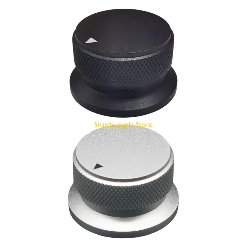 

97QC Strong All Metal Amplifiers Control Face Aluminum Stereo Adjustment Knob for Studio Equipment & Home Theaters Systems