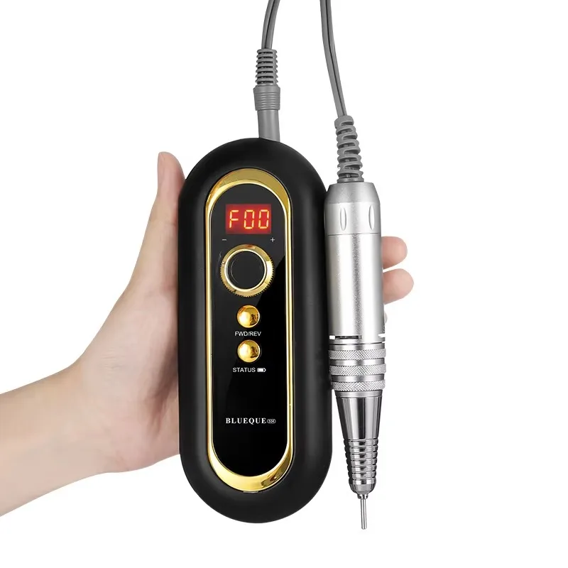 Custom Logo Portable Rechargeable Nail Drill 30000 RPM Electric File Kit for Removing Nail Gel Polish