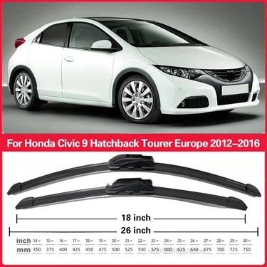 For KIA Stinger CK 2017-2023 26''+18'' Car Wiper Blade Front Wipers Fit U Hook Arm Windscreen Auto Wiper Blades