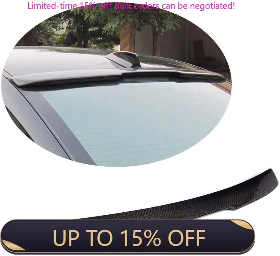 

Rear Roof Spoiler Wing Lip For BMW E60 535i 550i Sedan M5 2004-2010 Real Carbon Fiber