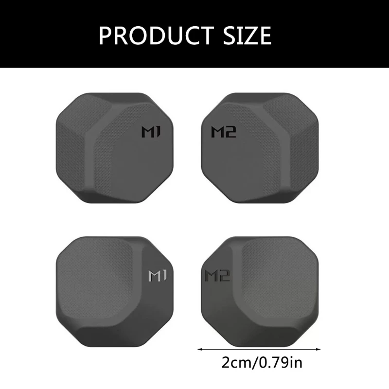 Upgrades 4pcs Protective Back Button Pad Back Button Enhancements Gaming Accessory for ROG Ally X Gaming Consoles for Gaming