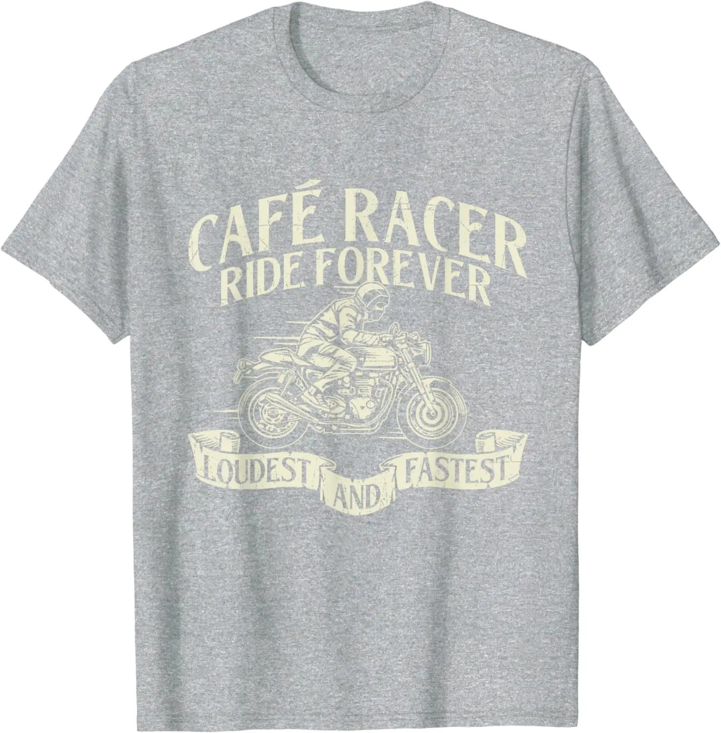 Caferacer Ride Forever - Biker Motorcycle Rider Motorcycling T-Shirt
