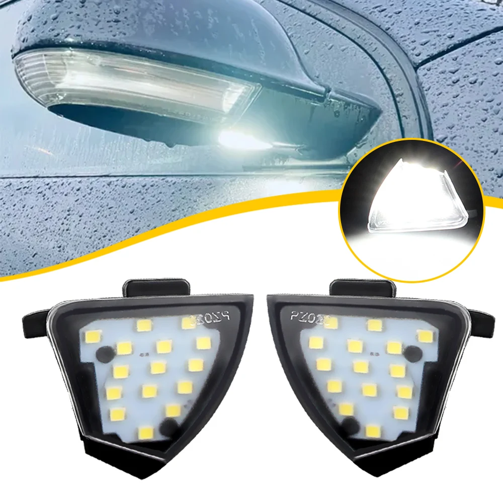 

2 шт. OEM 6000K светодиодные подсветки боковых зеркал для Volkswagen Passat B6 2006-2011 CC 2009-2012 Sharan MK2 7N 2010-2016