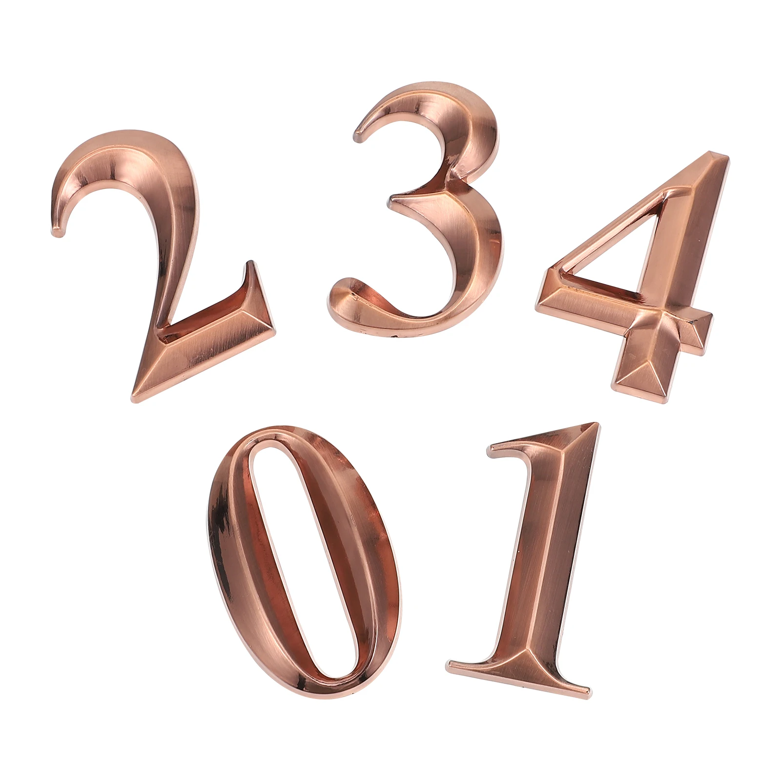 

3D Decorative House Mailbox Address Sign Sticker Wall Plaque Door Room Hotel Number Signboard Modern Street Address Marker