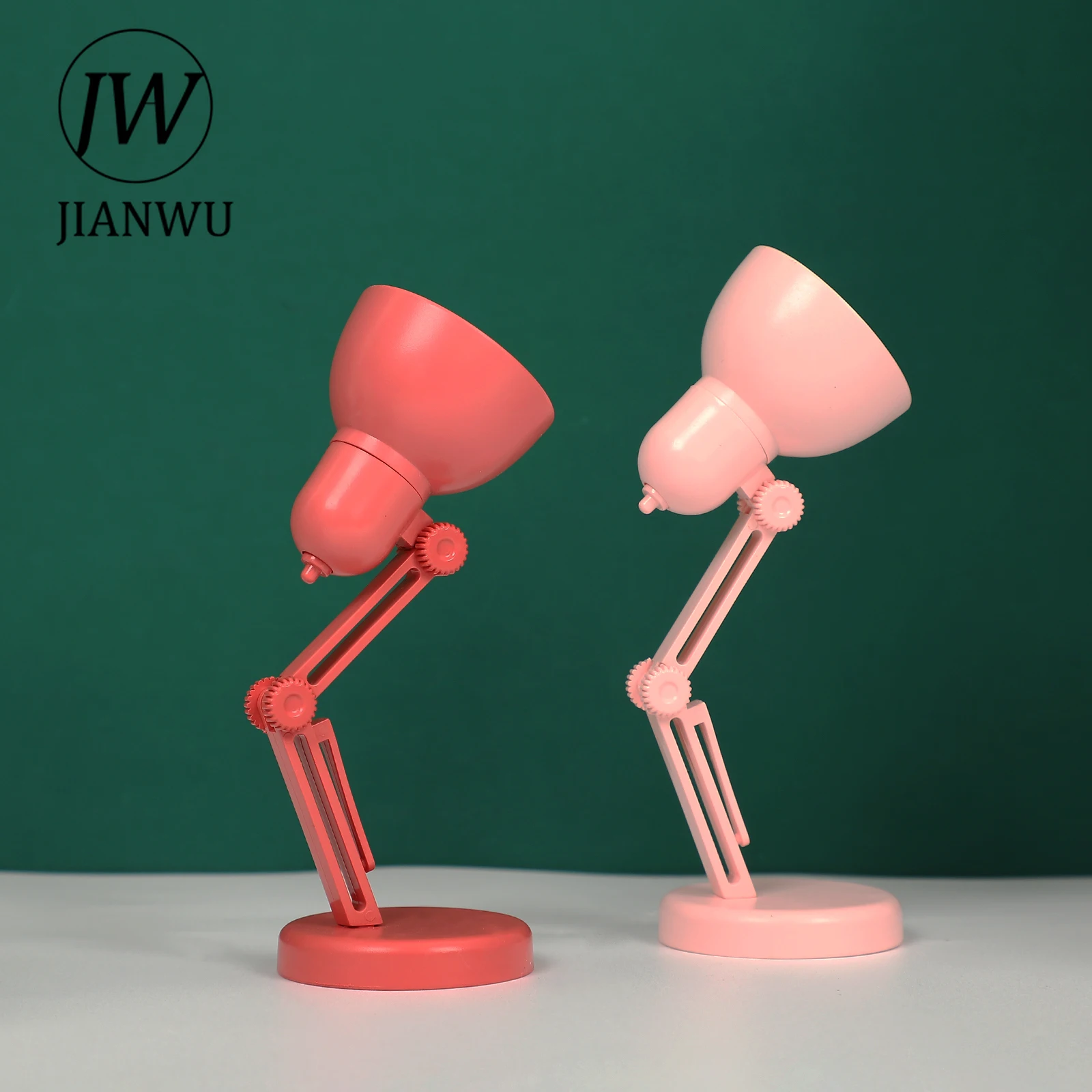 JIANWU Cute Mini LED Table Lamp Removable Portable Reading Auxiliary Desk Lamp Bookmark Tools Kawaii Stationery School Supplies