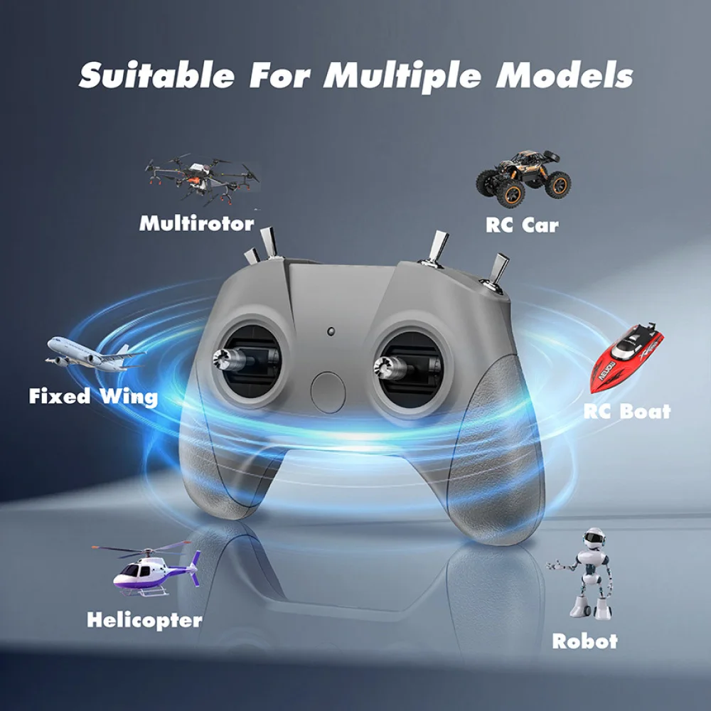 

Пульт дистанционного управления STARTRC 2.4G 8-канальный ELRS C8 для дронов FPV, с левосторонним управлением дросселем, режим 2, для радиоуправляемых лодок и автомобилей, со встроенным аккумулятором 650 мАч