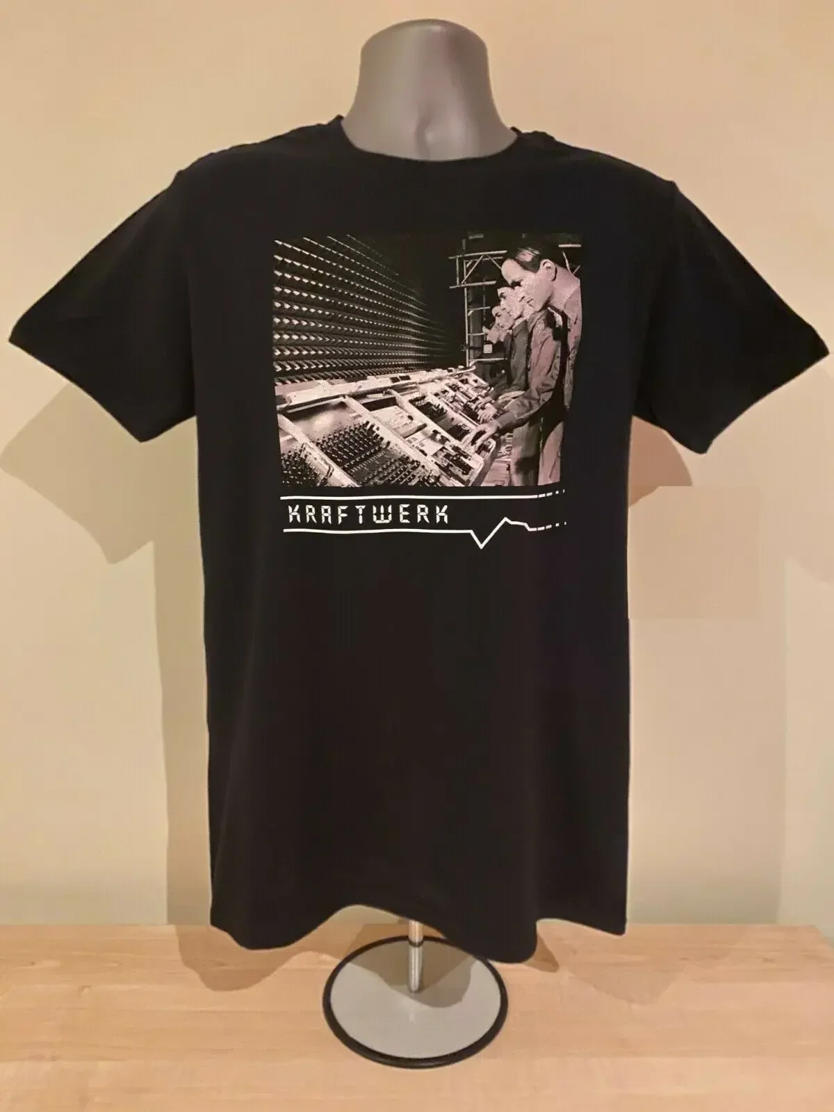 KRAFTWERK T-SHIRT - synth new wave krautrock 80s2024 High quality Brand T shirt Casual Printed 100% Cotton