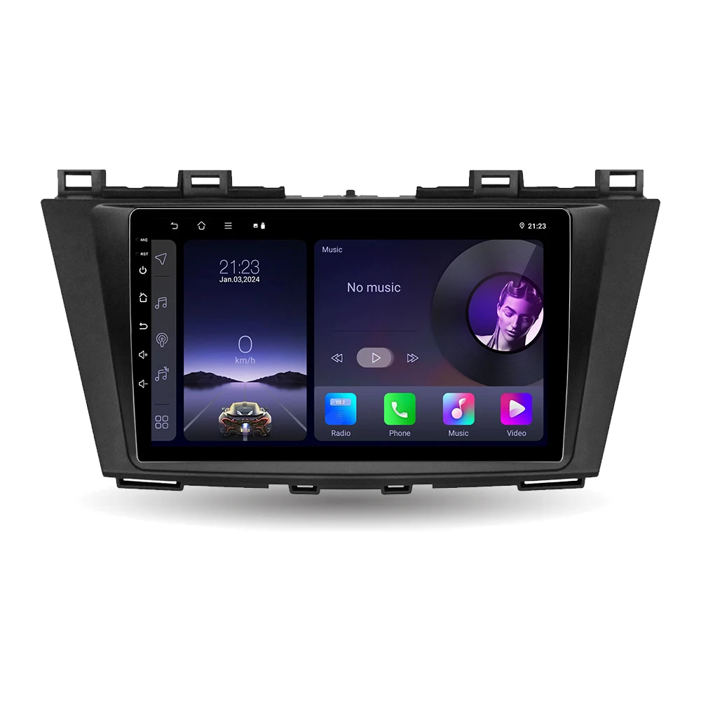 2Din Android 16 Auto autoradio voor Mazda 5 CW 2010 2011 2012 2013 2014 2015 Carplay Navigatie Video Multimedia Speler DSP Stereo - afbeelding 2