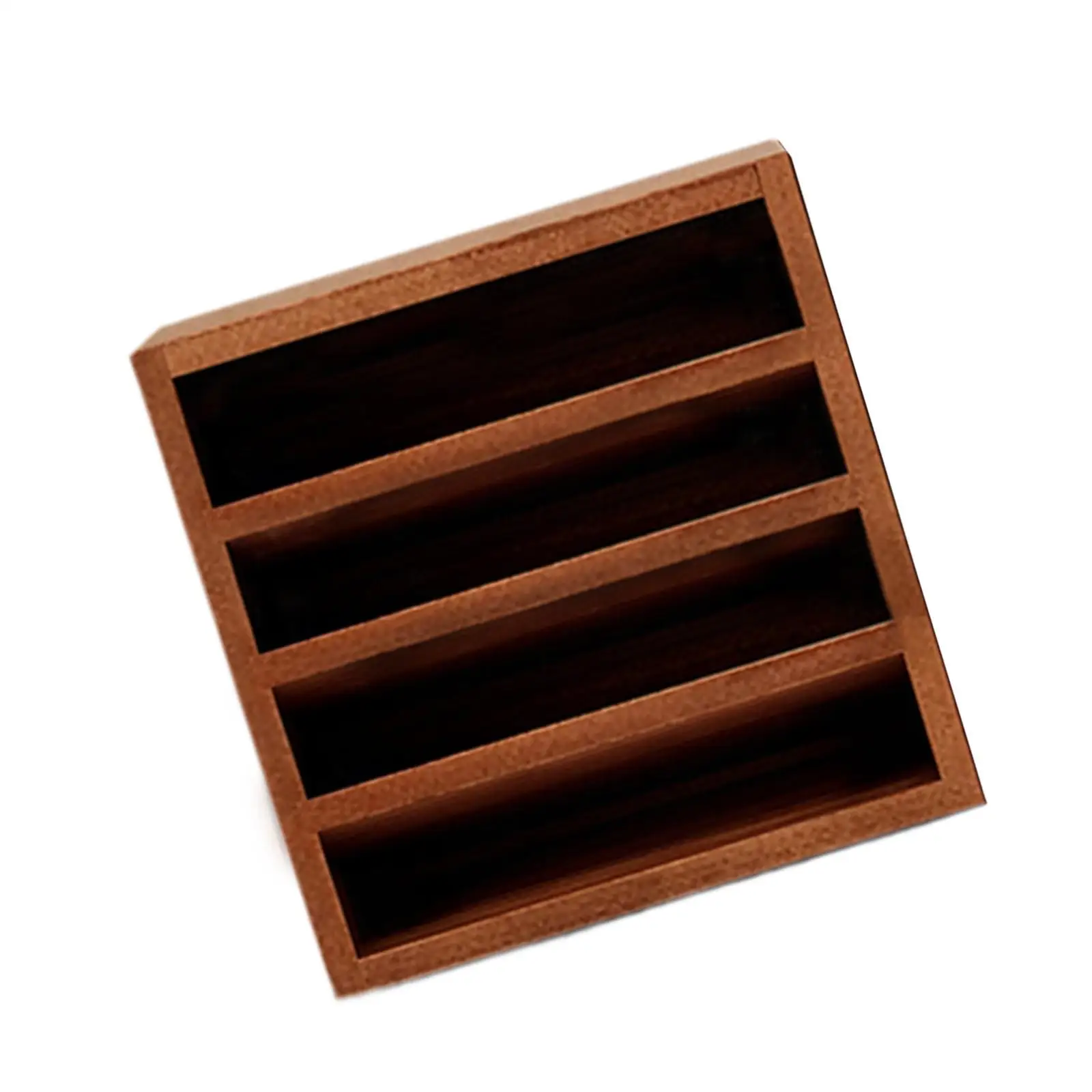 Wood Lipstick Organizer Lipstick Storage Stand for Lipgloss Office Dormitory