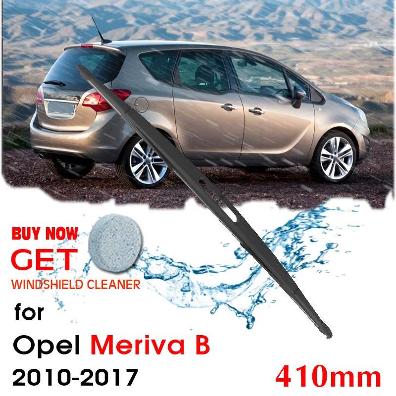 Car Rear Wiper 410mm For Opel Meriva B Hatchback 2010-2017 Rear Back Window Windscreen Windshield Wipers Auto Accessories