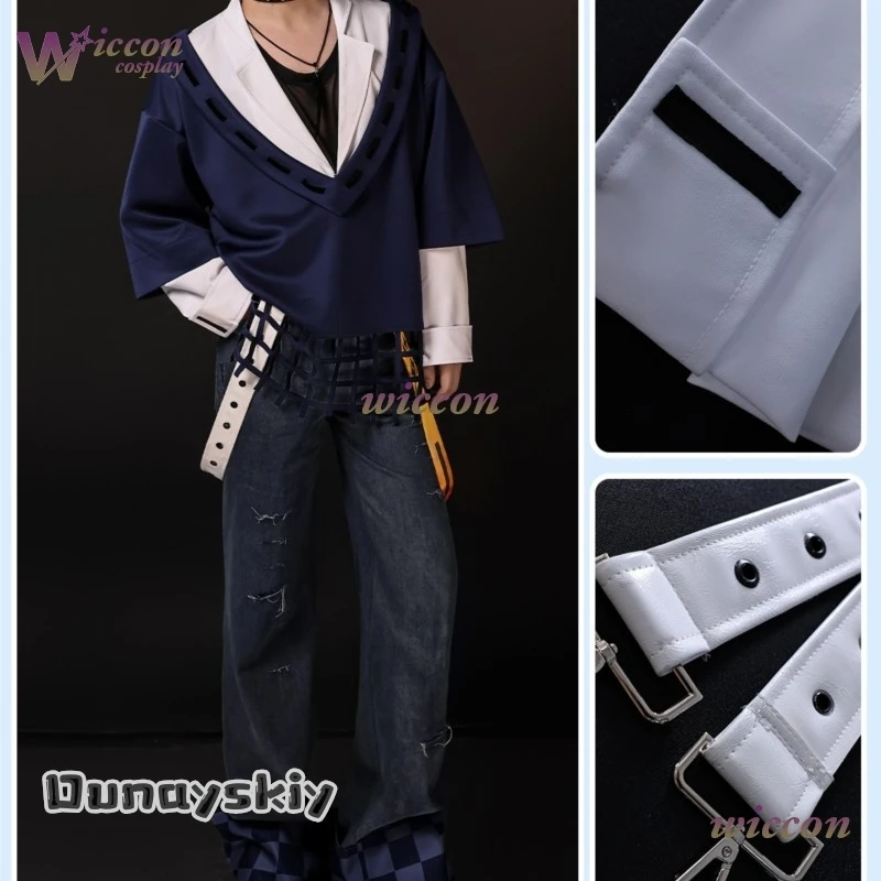 

Diy Ss S@‌‌Game Zenless Zone Zero FES Asaba Harumasa Cosplay Costume Top Pants Music Performance Suit Adult Men Hallowen Roeplay