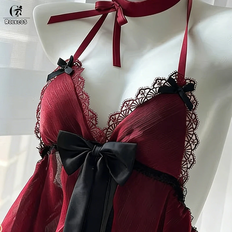 ROLECOS Game Azur Lane IJN Taihou Cosplay Costume Nightgown Roleplay Women Sexy Dress Halloween Party Carnival Uniform view 6