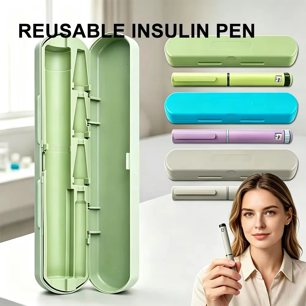 Portable Reusable Colorful 3ml Magic Pen 60U Insulin Injection-Pen for Personal Peptide or Diabetic Use