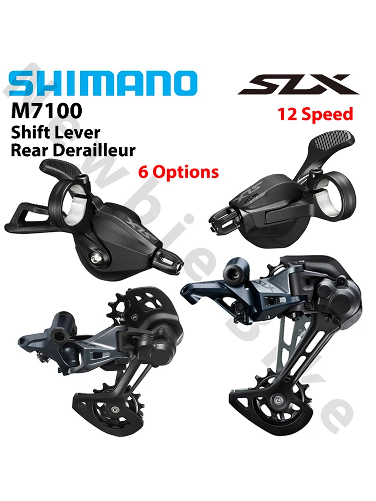 AliExpress Shimano SHIMANO SLX M7100 M7120 Shift Lever Rear Derailleur 12Speed for MTB Mountain Bike 2S 12S Shifter 24Speed Bicycle Parts