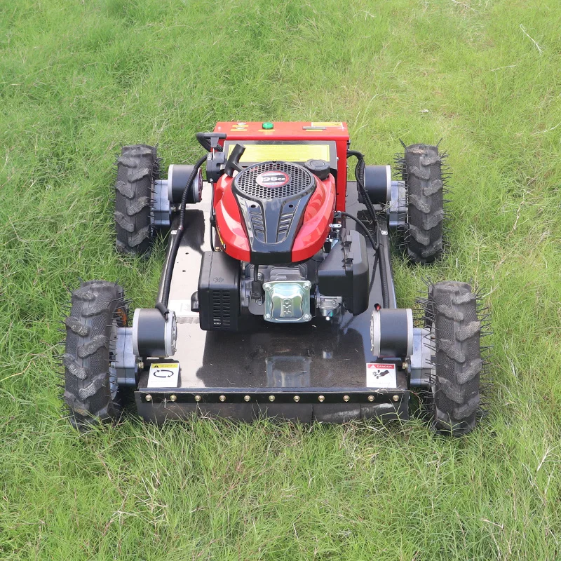 

7-8-9-16-22 HP Gasoline-Powered Robot Lawn Mower with Grass Cutter, Flail Mower, & Wheel Mowers - Efficient Petrol Lawnmower