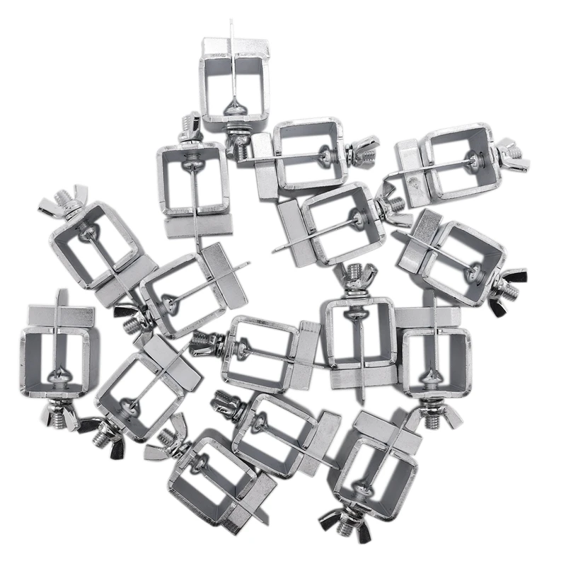 

16 Pcs Silver Butt Welding Clamps Welding Clip Welding Metal Plate Car Door Skin Panel Fender
